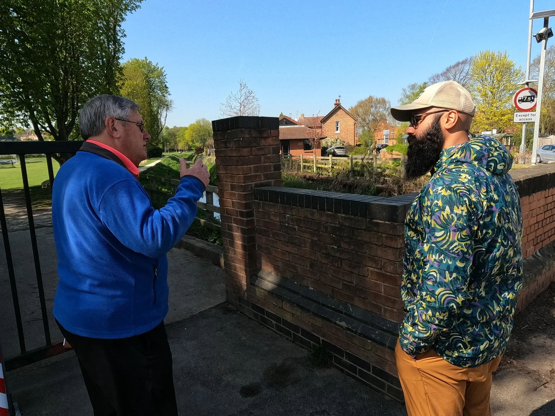 A Flooded People UK organiser listening to a resident